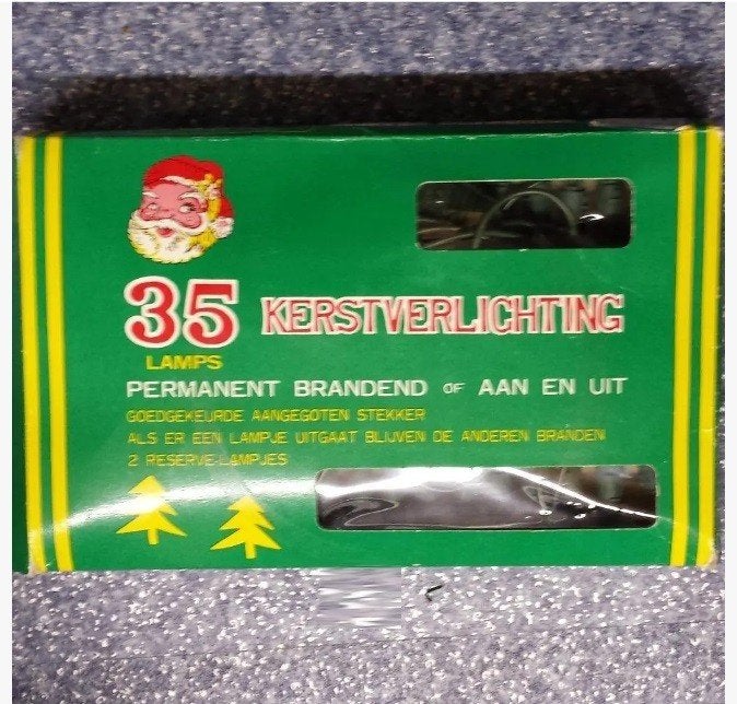 retro vintage kerst verlichten lampen, Kransen, buiten en bi, Diversen, Ophalen of Verzenden