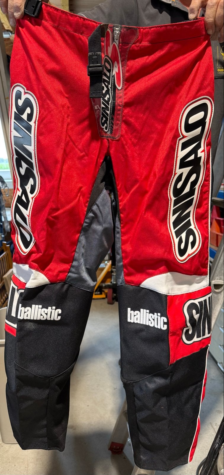 Sinisalo Motorcross Broek en Niergordel - Maat 34/L, Ophalen, Tweedehands, Heren, Motorcrosskleding