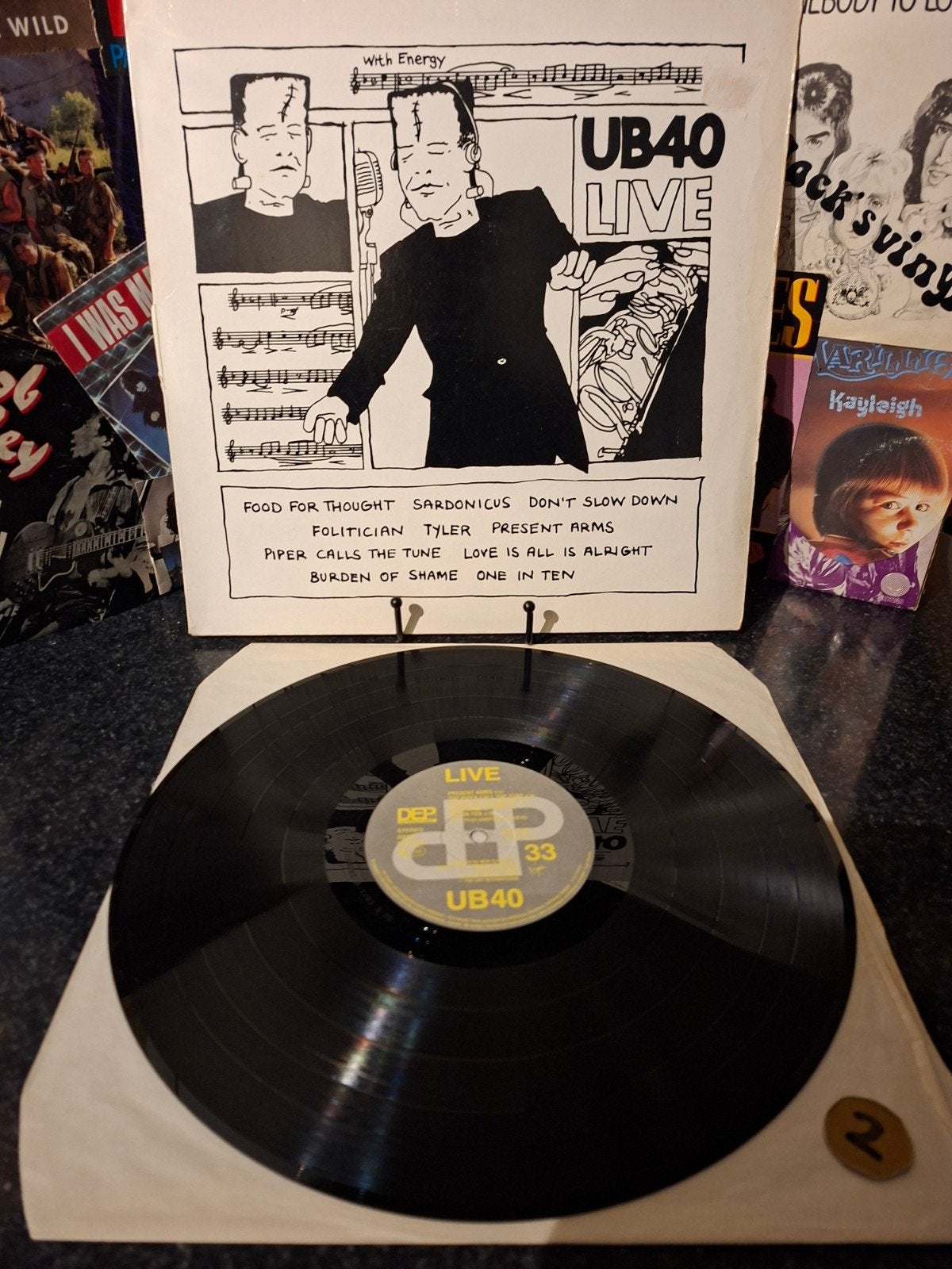 UB40 Live LP - Pop/Reggae Vinyl  1983/2, Cd's en Dvd's, LP, Gebruikt, Pop, Overige formaten
