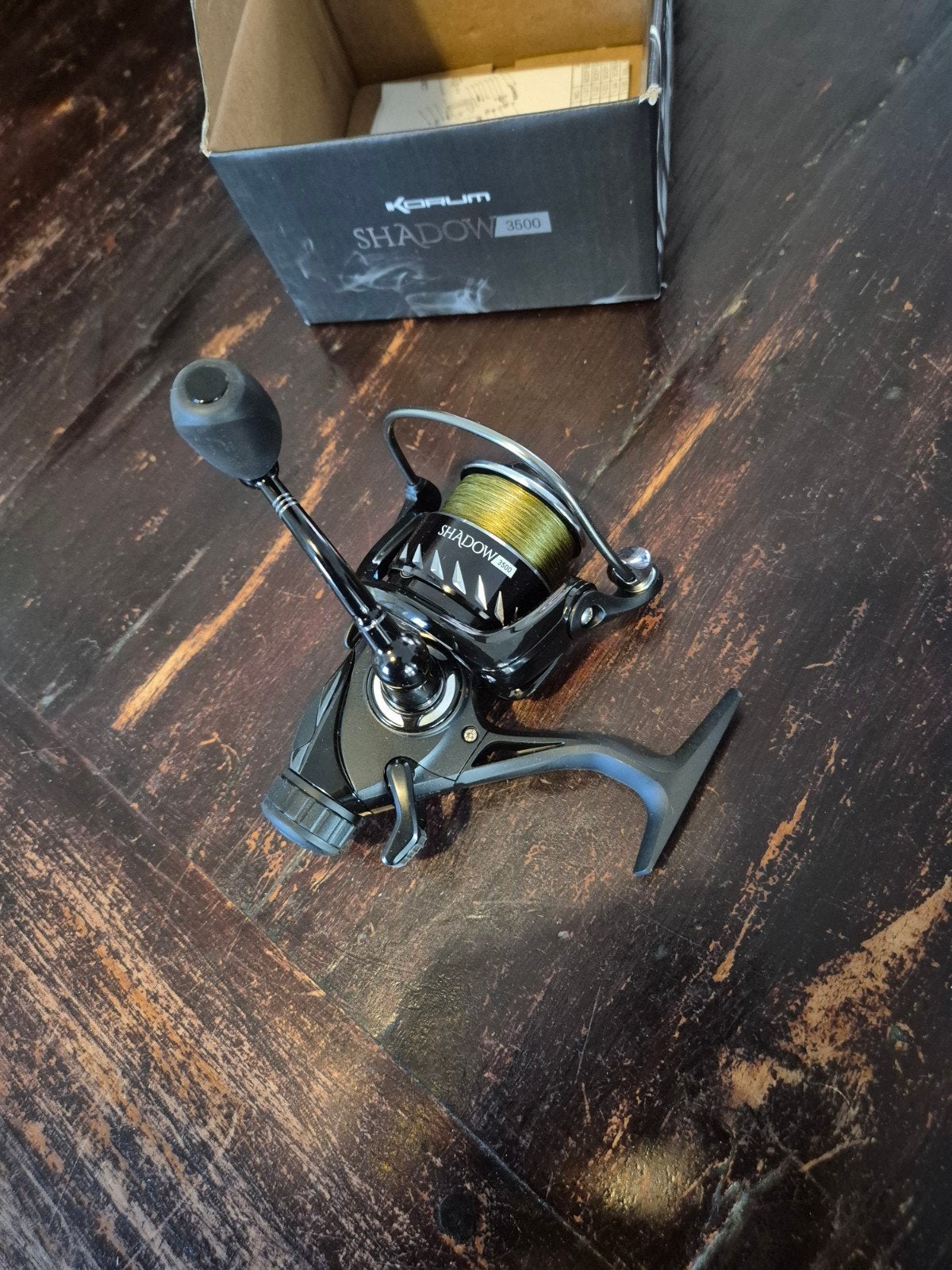 Korum Shadow 3500. baitrunner molen., Watersport en Boten, Korum, Molen, Baitrunner molen, Ophalen of Verzenden