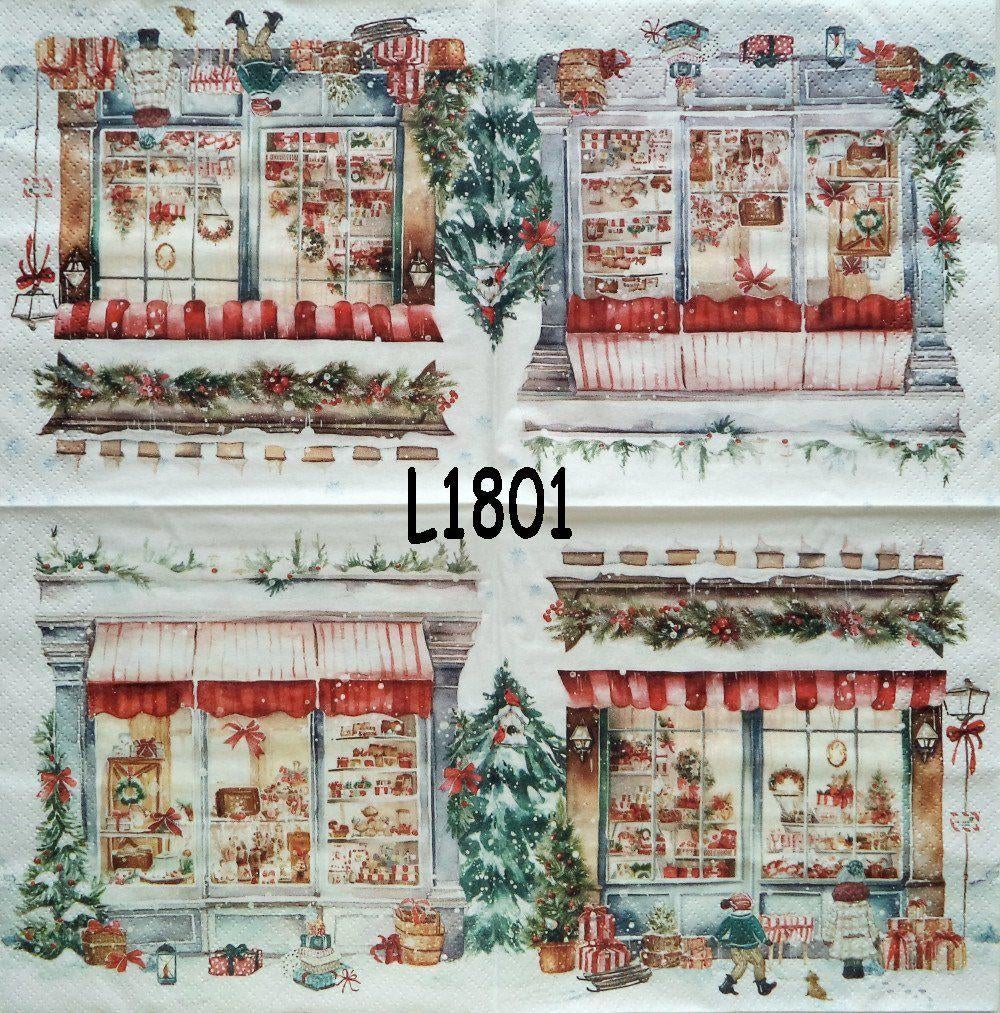 Servetten decoupage/bullet journal * etalages L1801, Verzenden, Nieuw