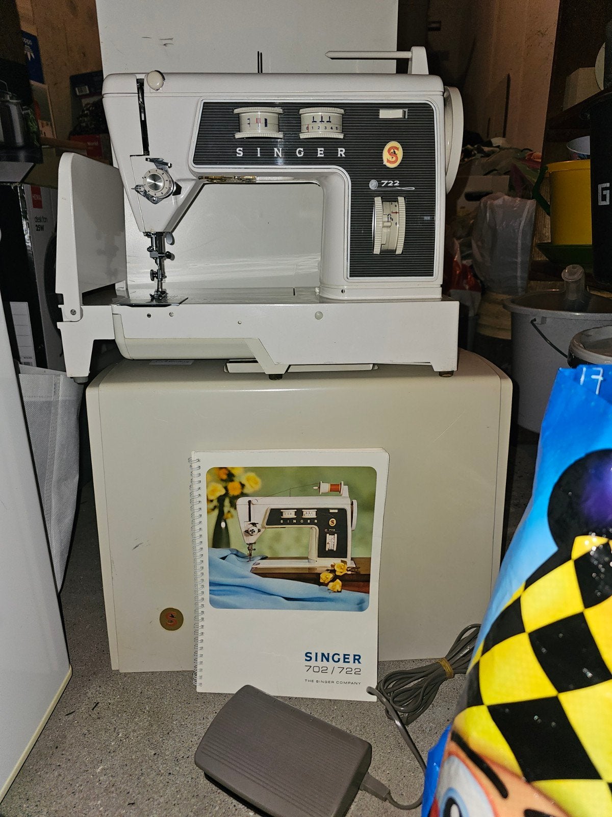 Singer naaimachine 722, Ophalen, Gebruikt, Naaimachine, Singer