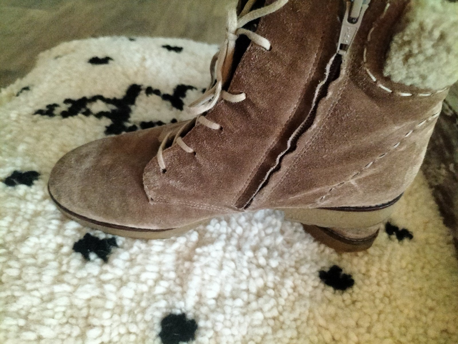 Suede leren laarzen Paul Green nieuw*38.5, Ophalen of Verzenden, Bruin, Hoge laarzen