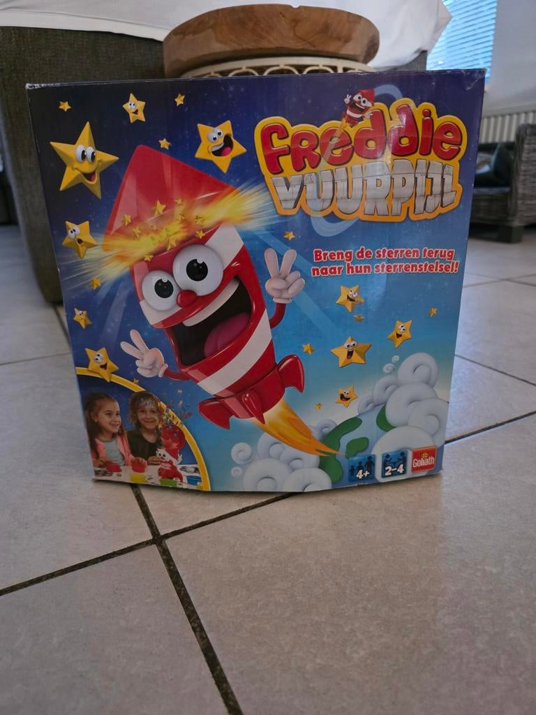 Freddie Vuurpijl Spel - Breng de sterren terug!, Drie of vier spelers, Ophalen, Gebruikt, Goliath