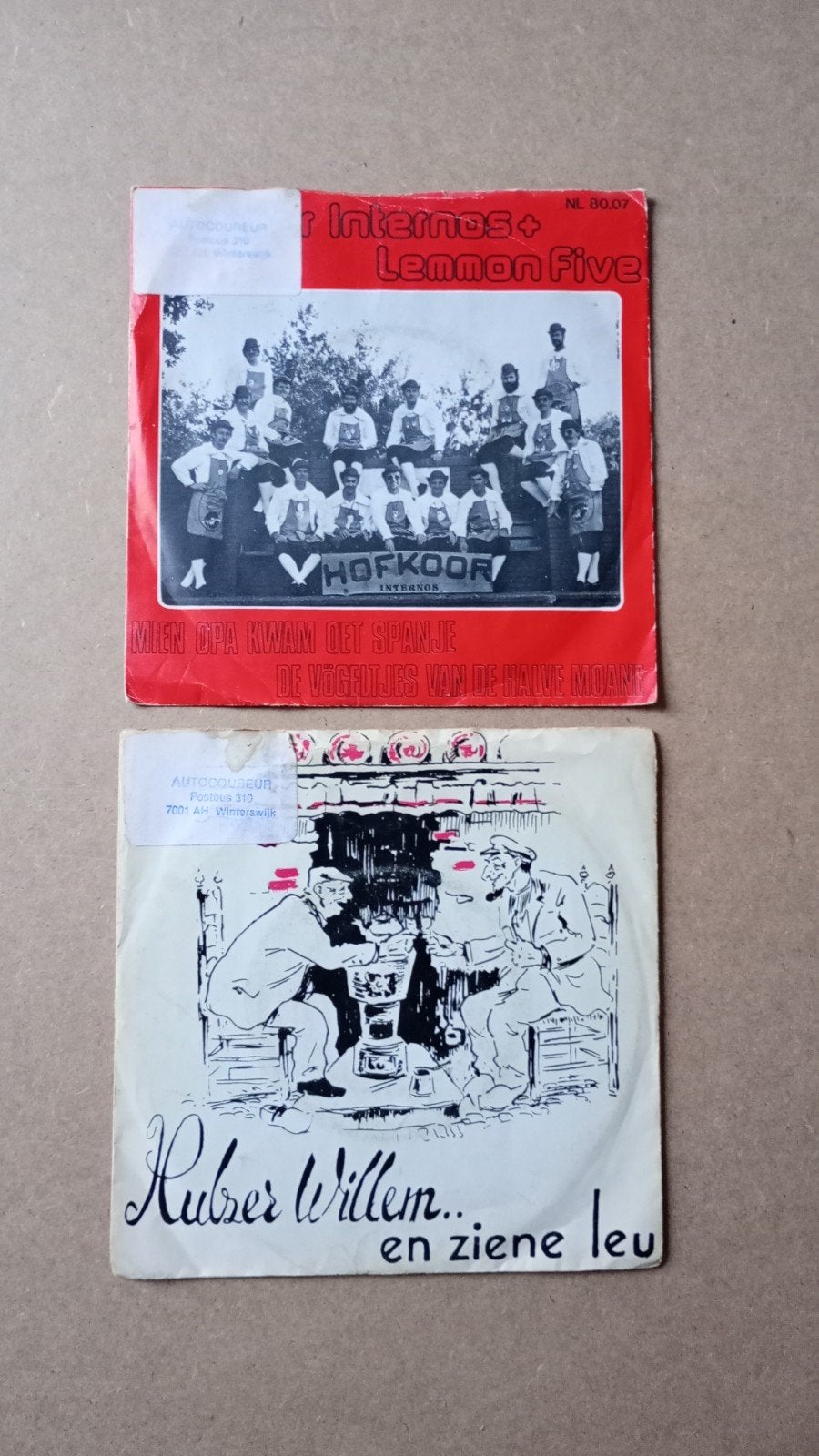Singles Hofkoor Internos/Lemon Five & Hulzer Willem (piraat, Gebruikt, Verzenden, Single, 1970 - 1979