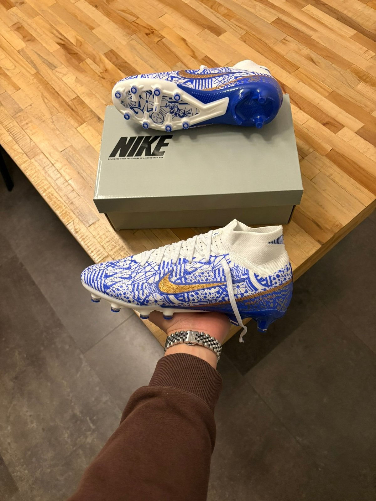 Nike Mercurial Superfly 9 CR7 Elite AG 41, Maat XS of kleiner, Ophalen of Verzenden, Nieuw, Schoenen