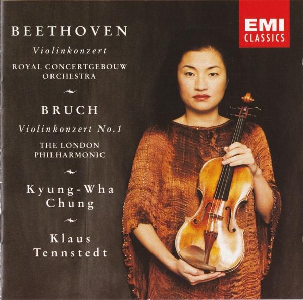 BEETHOVEN & BRUCH Violinkonzert CD CHUNG TENNSTEDT EMI, Ophalen of Verzenden, Classicisme, Gebruikt, Orkest of Ballet