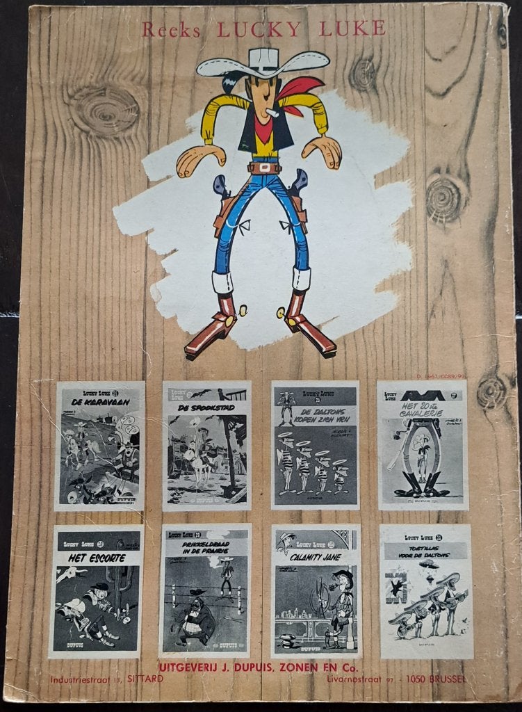 Lucky Luke (22) - De Daltons in de Blizzard, Eén stripboek, Ophalen of Verzenden, Gelezen