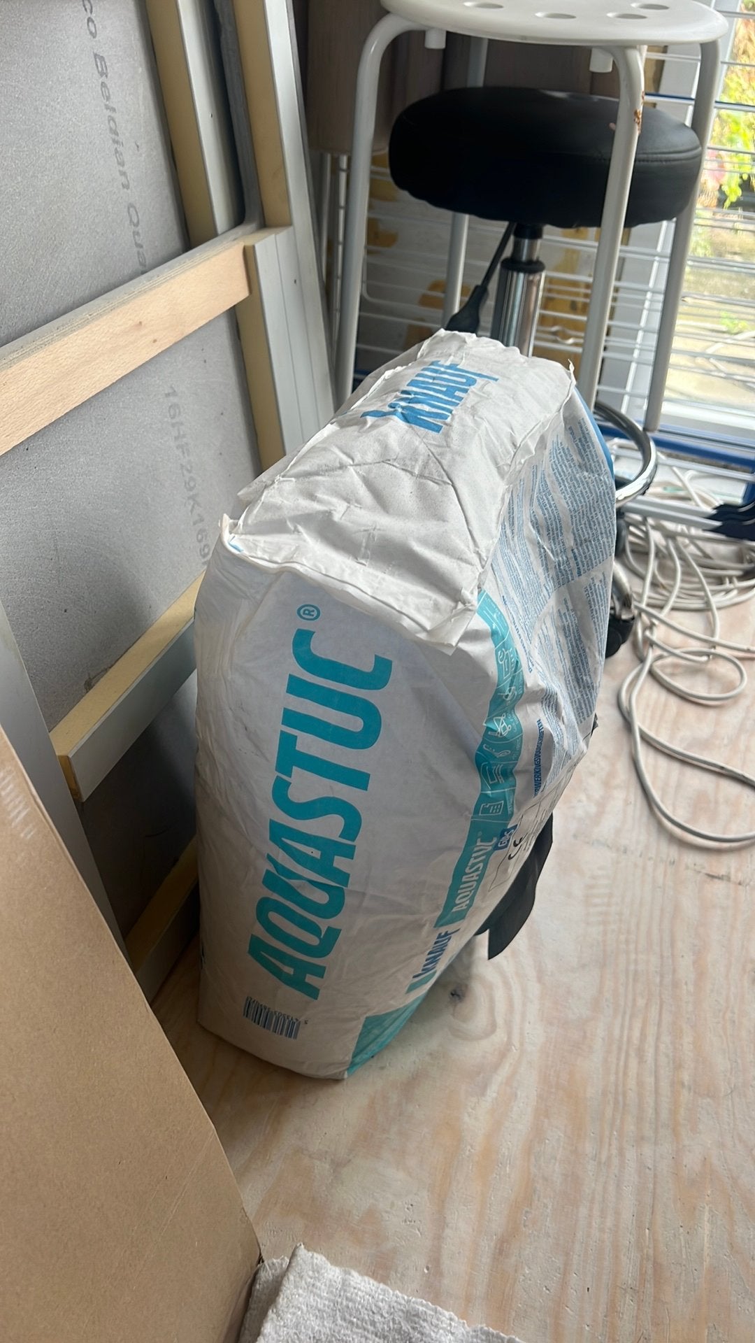 Zak ongeopende aquastuc 25kg Knauf, Overige materialen, Zo goed als nieuw, Minder dan 5 m², Ophalen