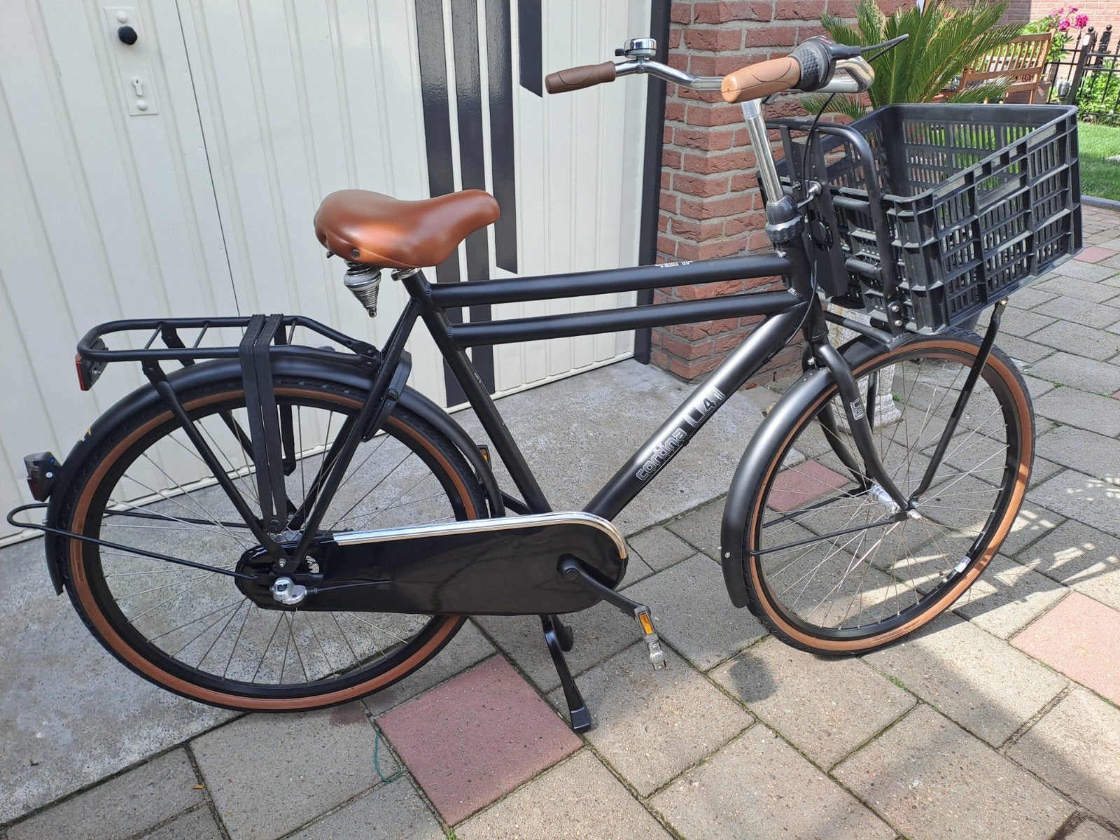 Herenfiets Cortina U4 28 inch., Terugtraprem, Versnellingen, 56 cm of meer, Zo goed als nieuw