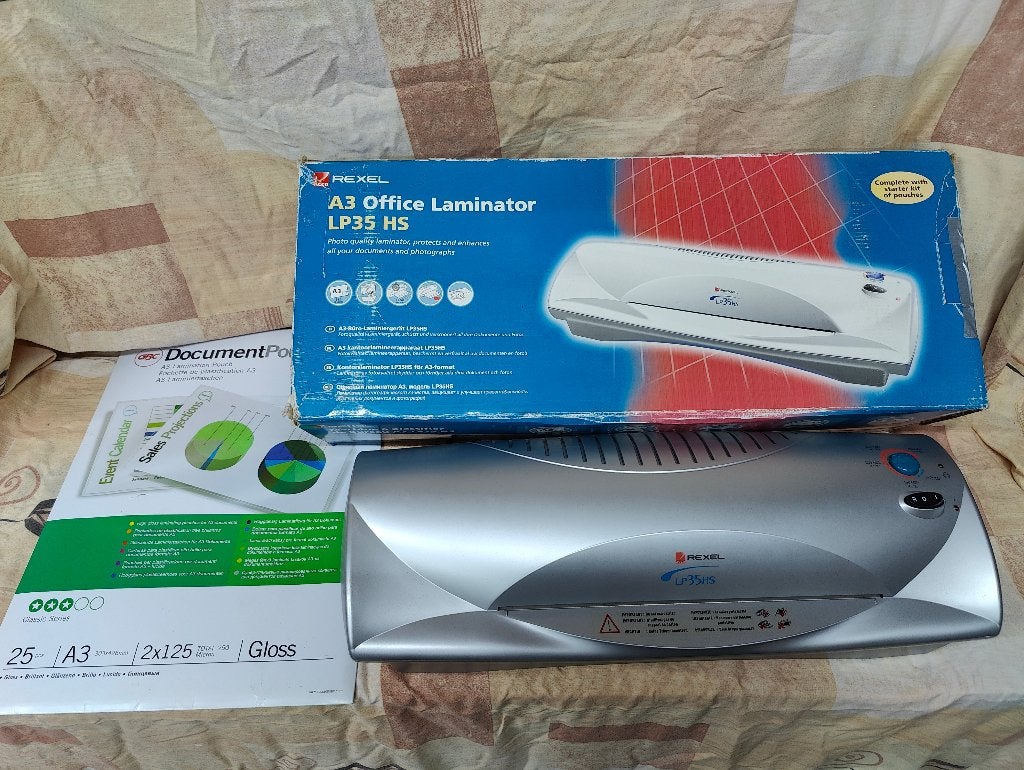 Laminator LP35 HS, Ophalen, Gebruikt