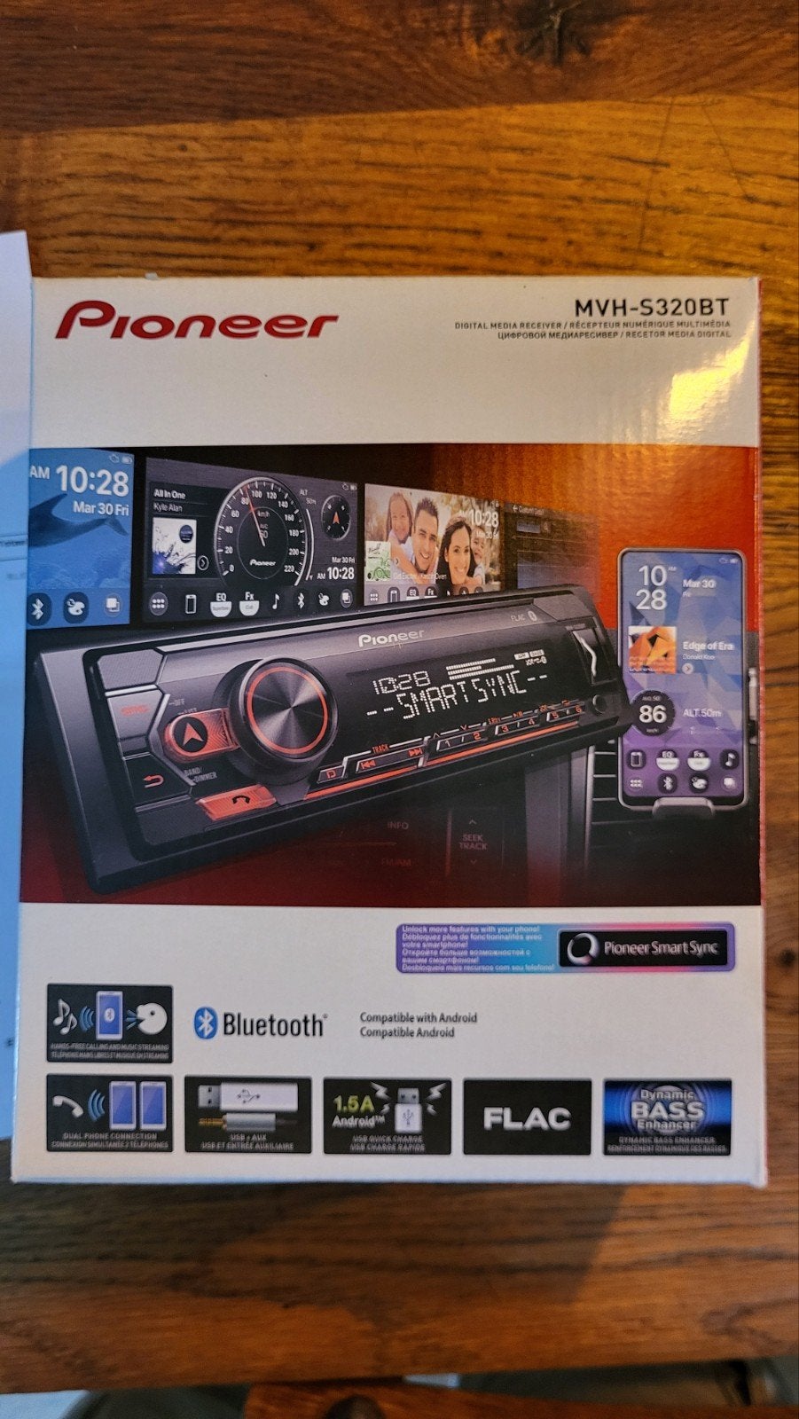 Pioneer MVH-S320BT Autoradio met Bluetooth en aankoopbewijs, Ophalen of Verzenden, Nieuw