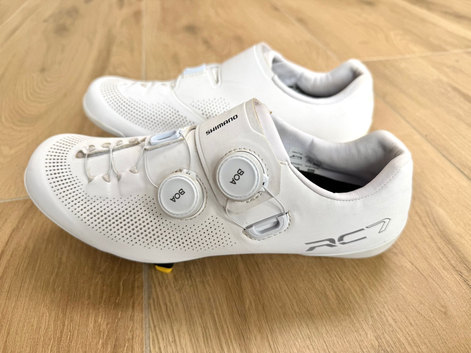 SHIMANO RC703 WIELRENSCHOENEN WIT MAAT 42 DAMES, Ophalen of Verzenden, Zo goed als nieuw