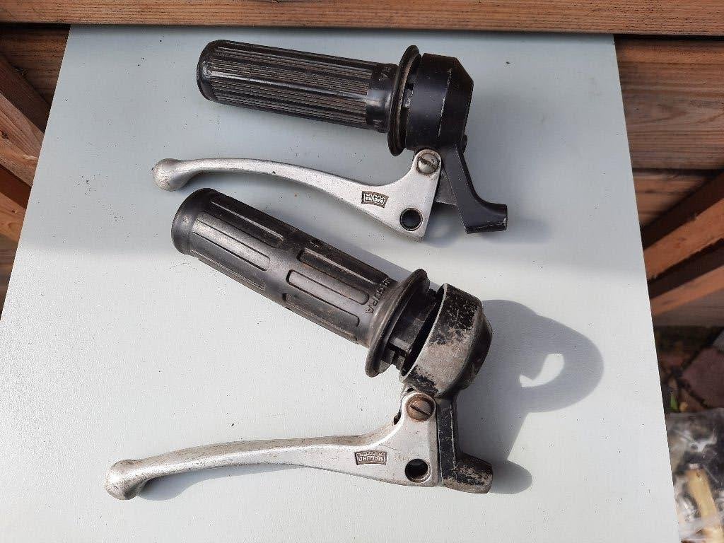 2 x originele magura gashendels puch ? zundapp ? en andere, Ophalen, Gebruikt, Overige typen, Overige merken