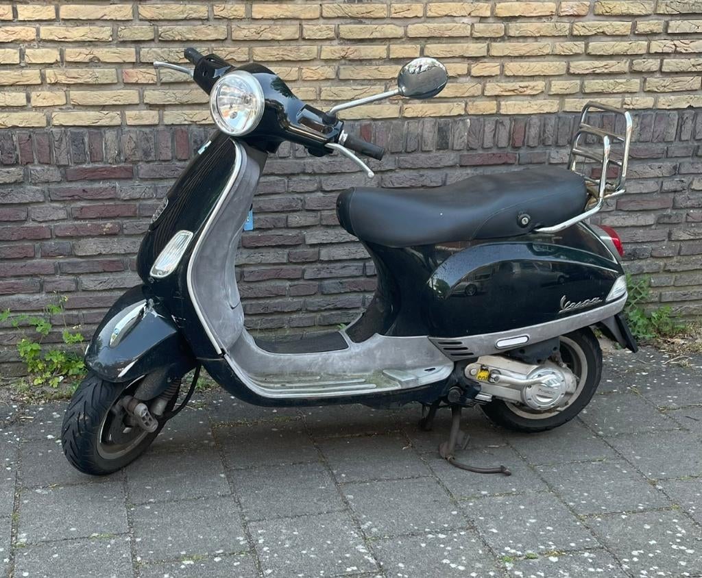 Vespa scooter geel kenteken, Ophalen, Gebruikt, Maximaal 45 km/u, Benzine
