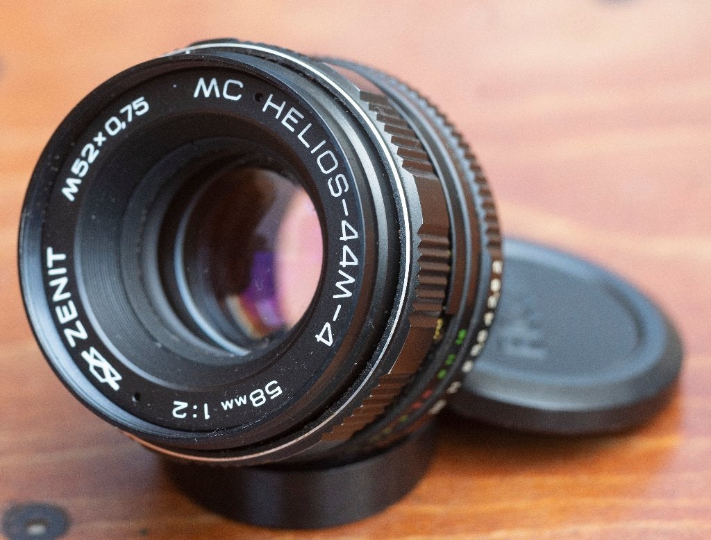 Zenit MC Helios 44M-4 58mm f/2 KMZ, M42, izgst, Audio, Tv en Foto, Fotografie | Lenzen en Objectieven, 58 mm, Ophalen of Verzenden