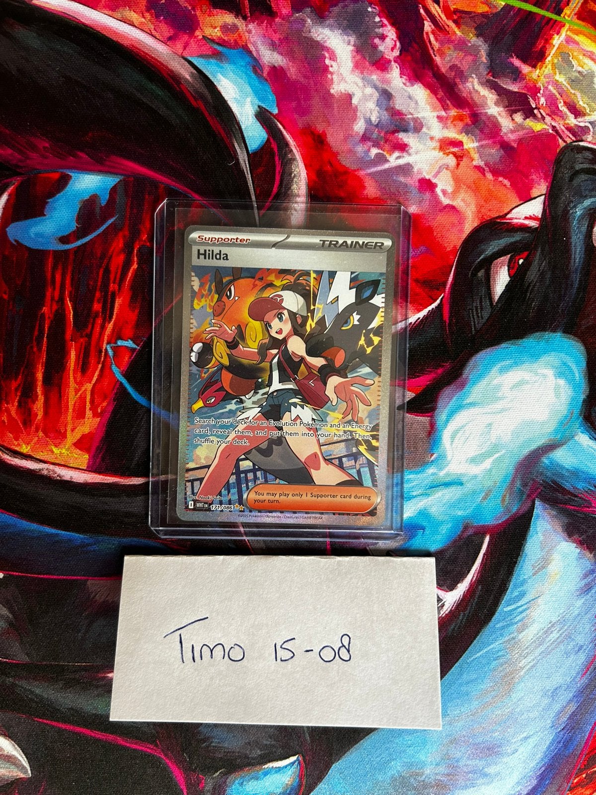 Hilda 171/086 White Flare, Ophalen of Verzenden, Zo goed als nieuw, Losse kaart, Foil