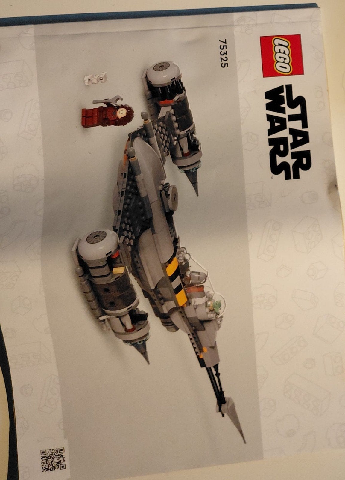lego star wars 75325 the mandolorians n-1 starfighter, Kinderen en Baby's, Lego, Ophalen of Verzenden, Zo goed als nieuw, Compleet