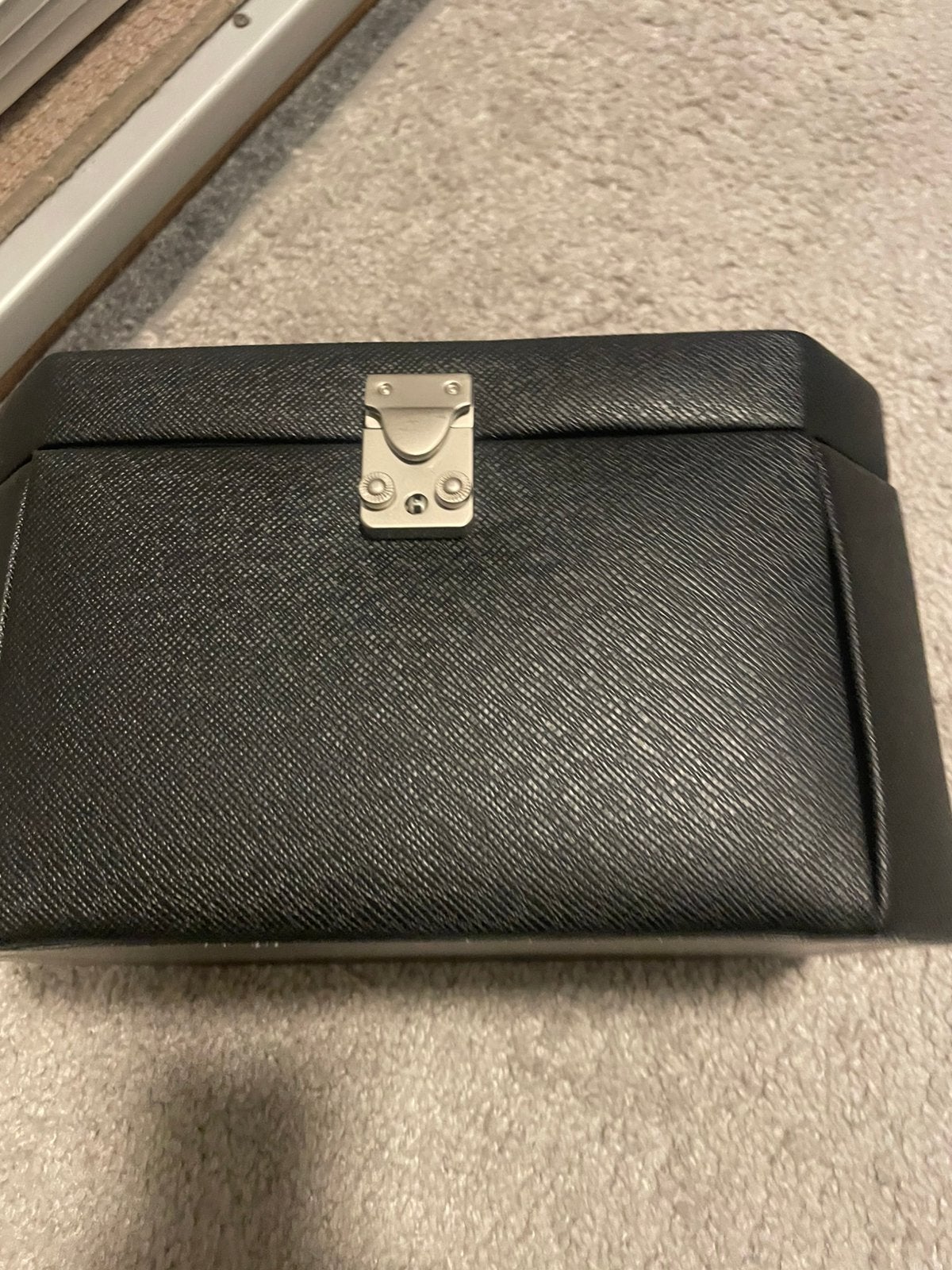 Sieraden box/koffer, Ophalen of Verzenden, Zo goed als nieuw, Zwart