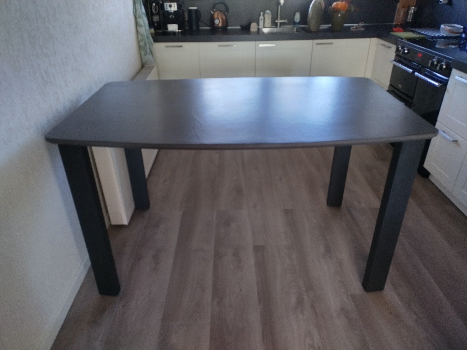 bartafel henders en hazel betonlook, Ophalen, Gebruikt, 50 tot 100 cm, 150 tot 200 cm