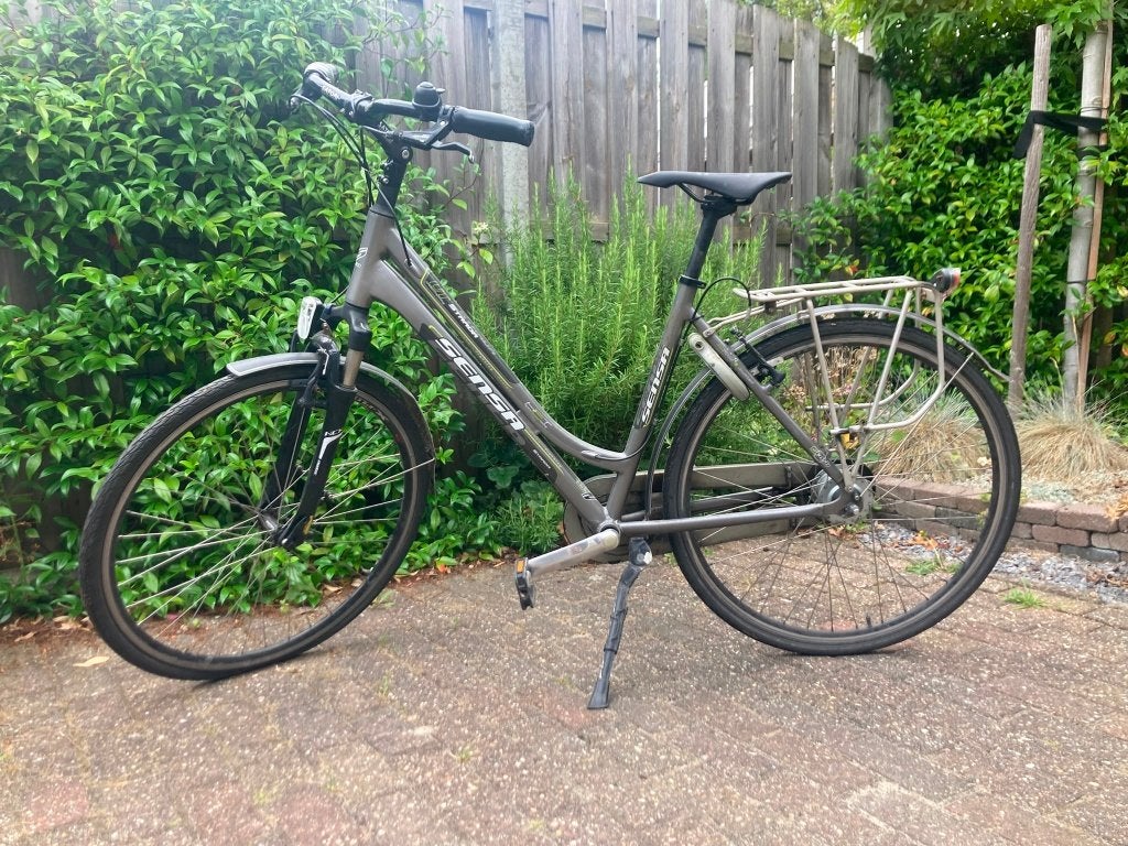 Damesfiets Sensa Strada, Gebruikt, Velgrem, Versnellingen, 50 tot 53 cm