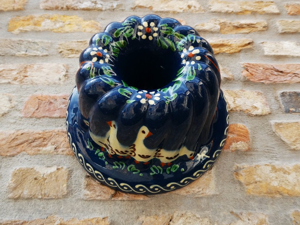 Traditionele oude kougelhopf bakvorm uit de Elzas tulband, Antiek en Kunst, Ophalen of Verzenden