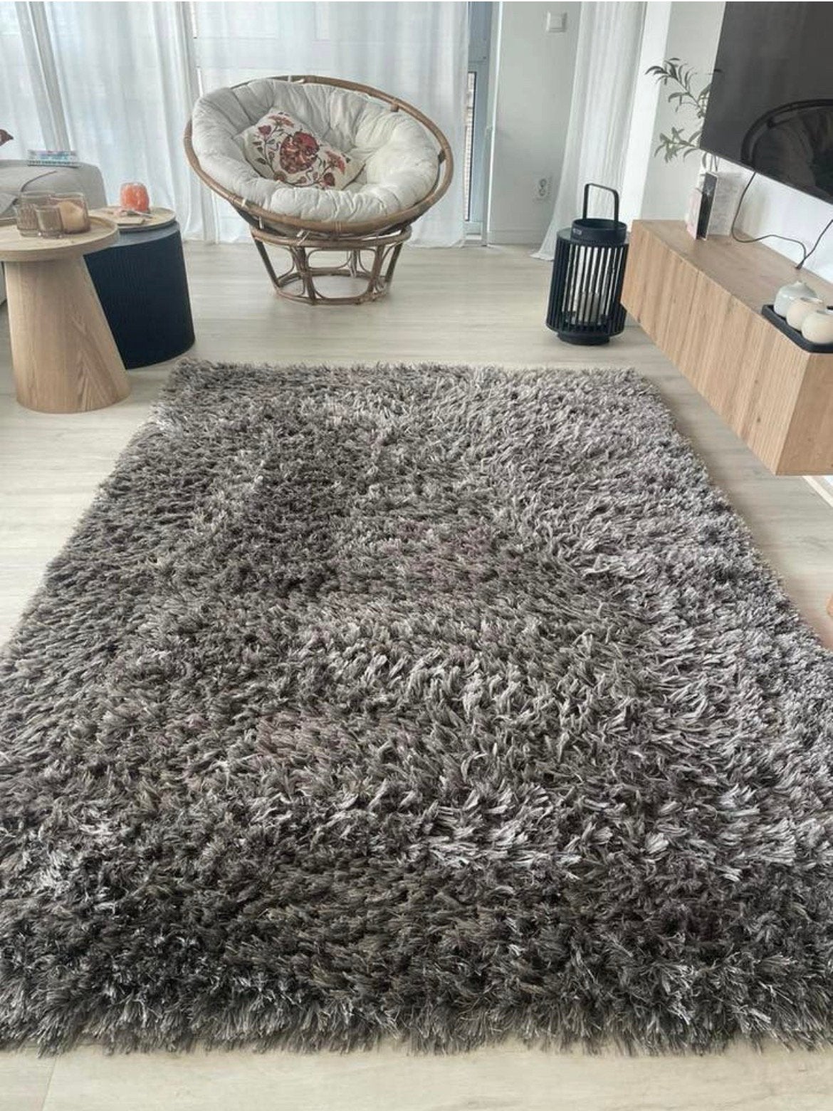 Kleed Riviera Maison taupe 160 x 230, Ophalen, Zo goed als nieuw, Rechthoekig, 200 cm of meer