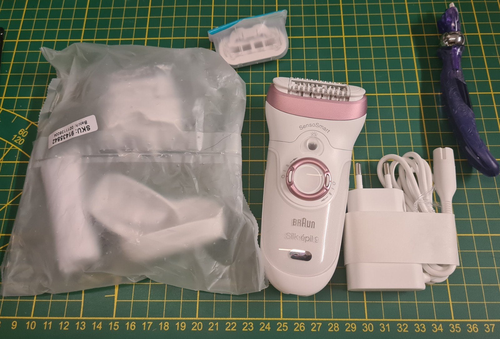 Braun Silk-épil 9 SensoSmart Epilator  Venus Swirl Scheermes, Ophalen of Verzenden, Nieuw, Scheren en Epileren