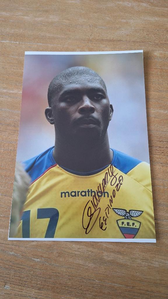 Foto 20x30 cm met handtekening; Giovany Espinoza # Vitesse, Ophalen of Verzenden, Nieuw, Vitesse, Overige typen
