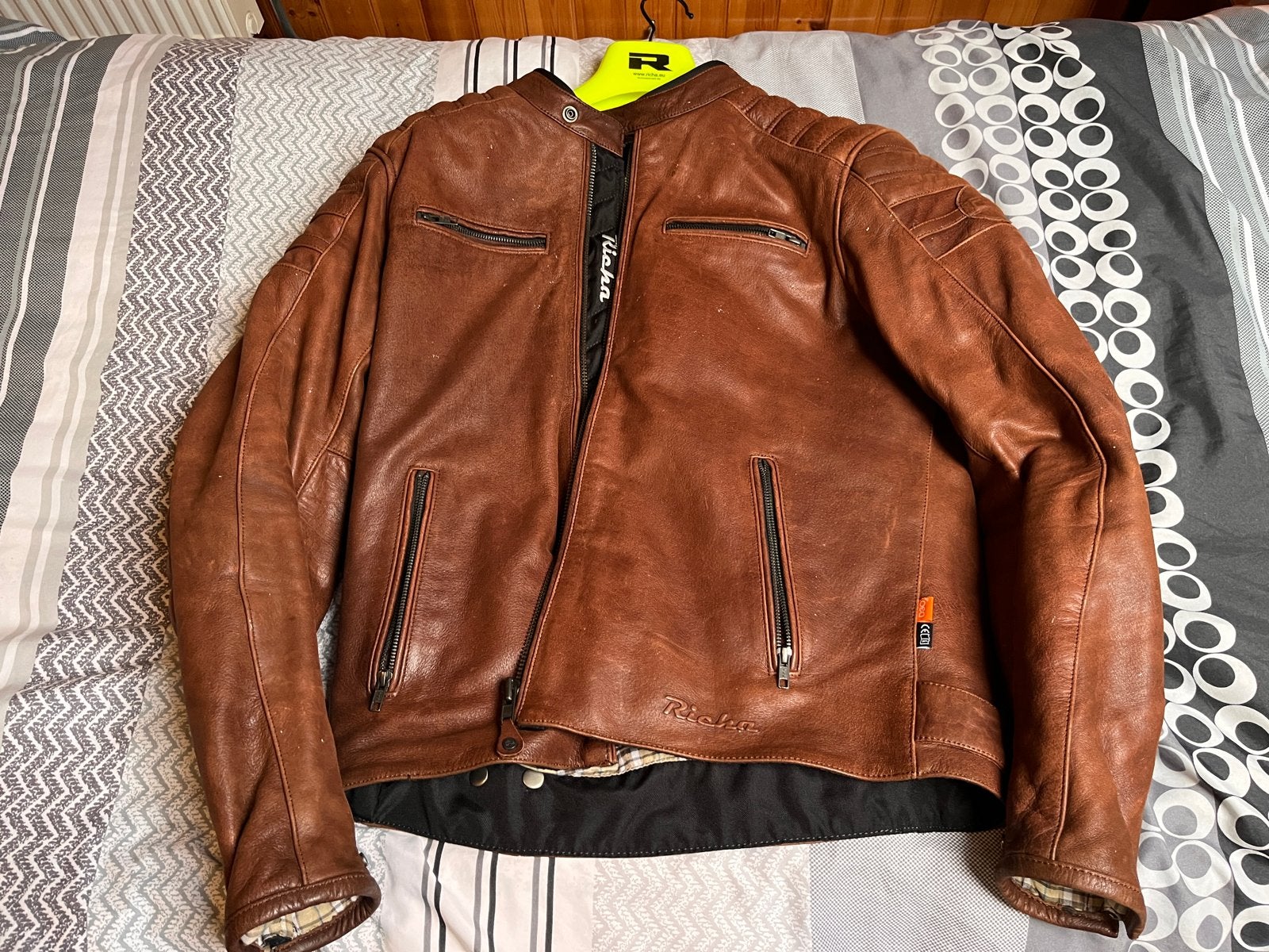 Richa Daytona 2 leren motorjack 44 / 54, Ophalen of Verzenden, Tweedehands, Heren, Jas | leer