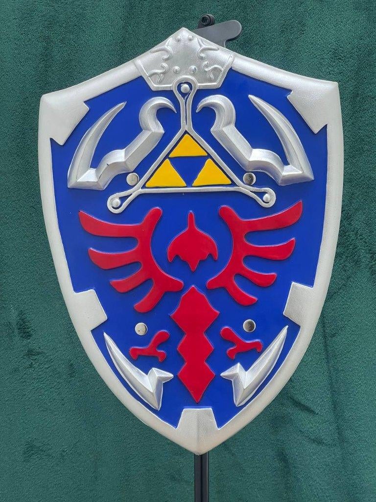 Zelda Hylian Shield Link Cosplay Schild 48 cm, Ophalen of Verzenden, Gebruikt, Overige typen