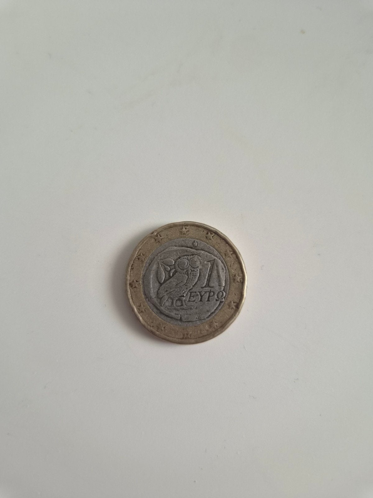 1 euro 2002 owl, Postzegels en Munten, Munten | Europa | Euromunten, Ophalen of Verzenden, Griekenland, 2 euro
