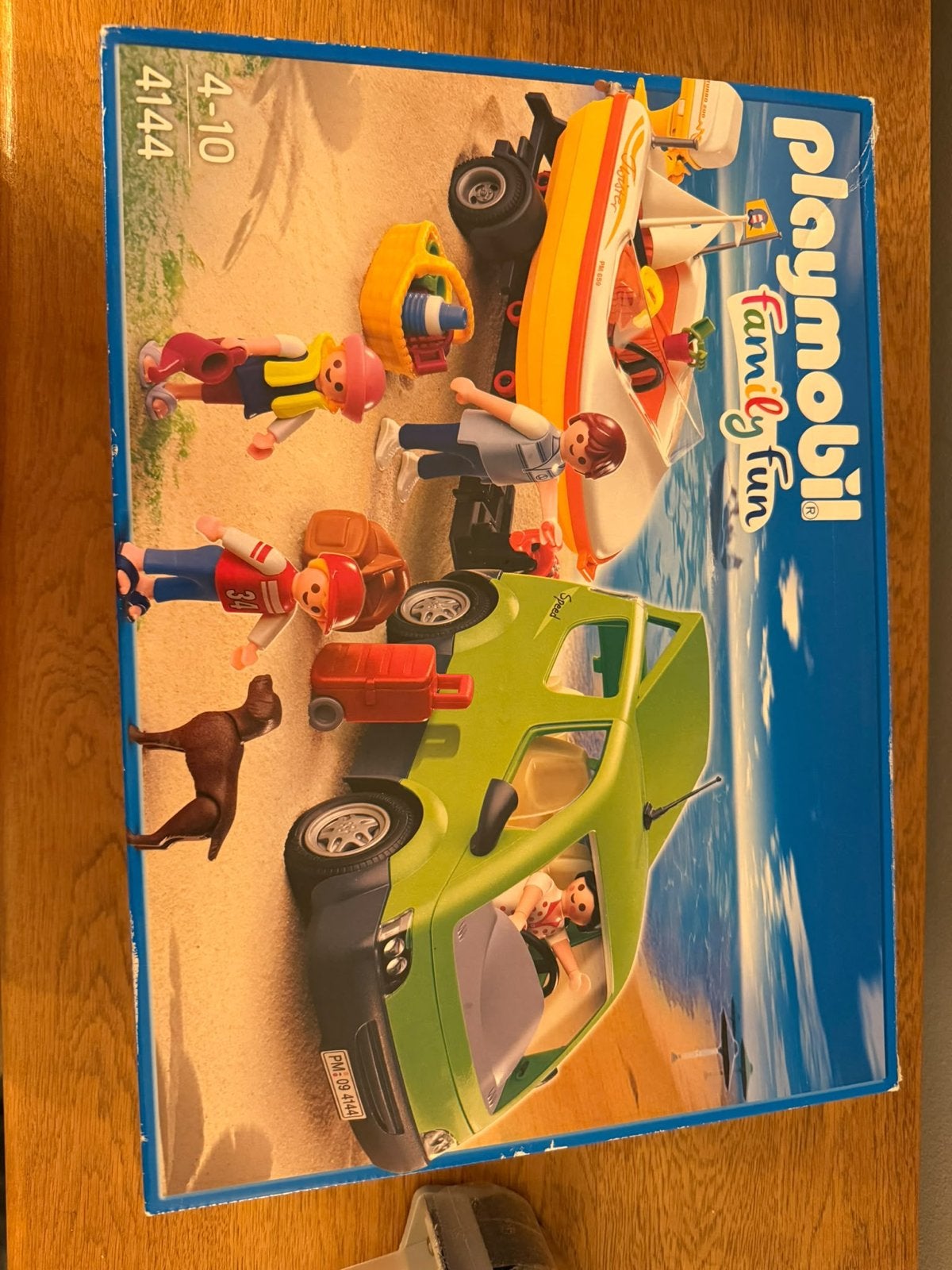 Playmobil Family Fun 4144 Zomervakantie Camper met boot, Gebruikt, Complete set, Voertuig, Family fun