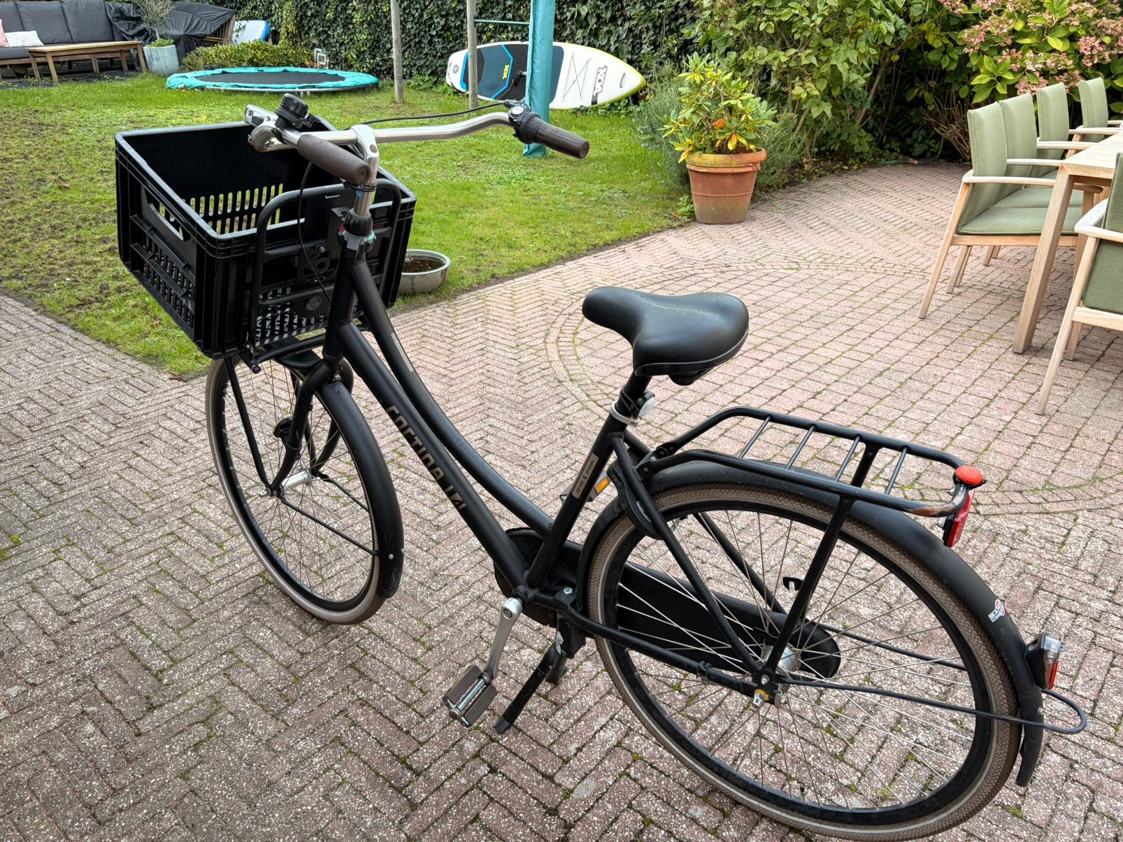 Cortina U4 Transport 28 inch - zwart, Terugtraprem, Gebruikt, Versnellingen, 50 tot 53 cm