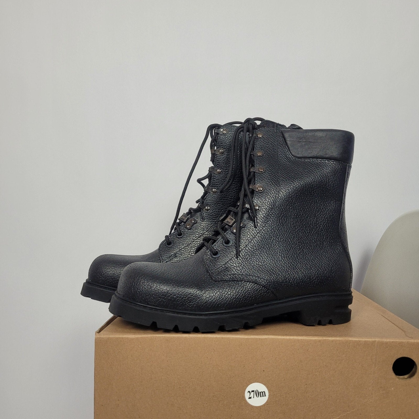 Nieuwe Legerkisten - Maat 46, Kleding | Heren, Schoenen, Onbekend, Zwart, Boots, Nieuw