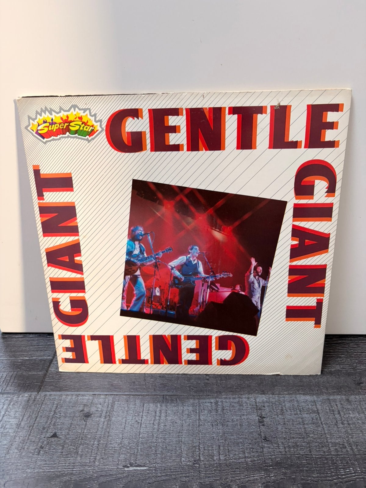 gentle giant super star verzamel lp best of in goede staat, LP, Gebruikt, Inclusief boekje, Ophalen of Verzenden