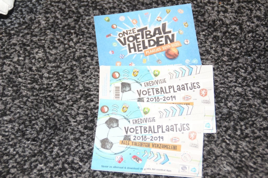 voetbal plaatjes AH 3x, Albert Heijn, Ophalen of Verzenden