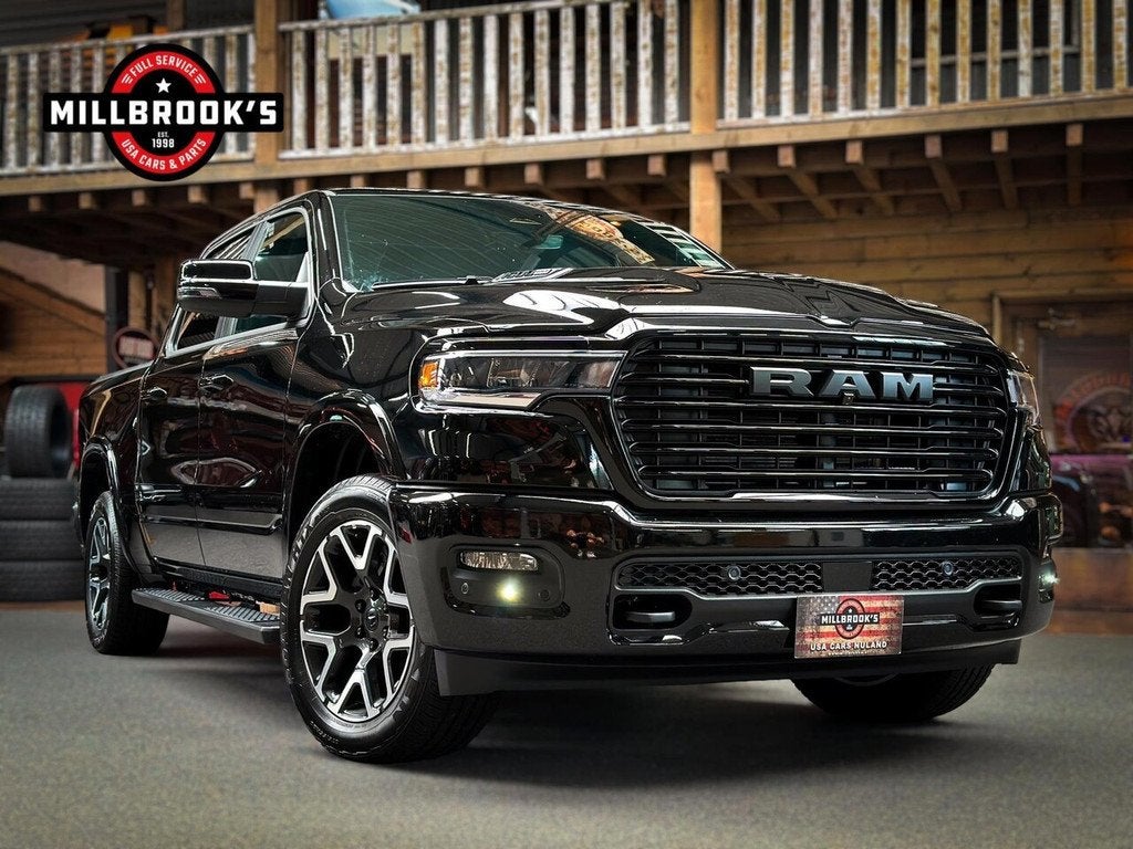 Dodge Ram 1500 Laramie Sport | BPM VRIJ | Zakekelijke Lease, Automaat, 4 stoelen, Zwart, Leder
