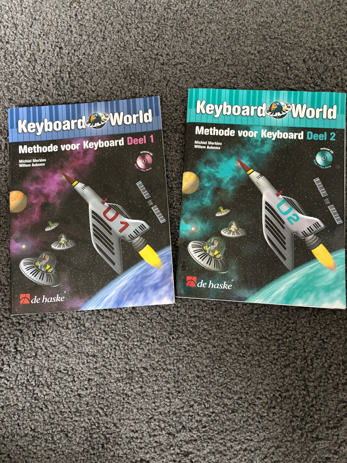 Keyboard World Methode voor Keyboard Deel 1 & 2 met discs, Muziek en Instrumenten, Bladmuziek, Ophalen of Verzenden, Gebruikt