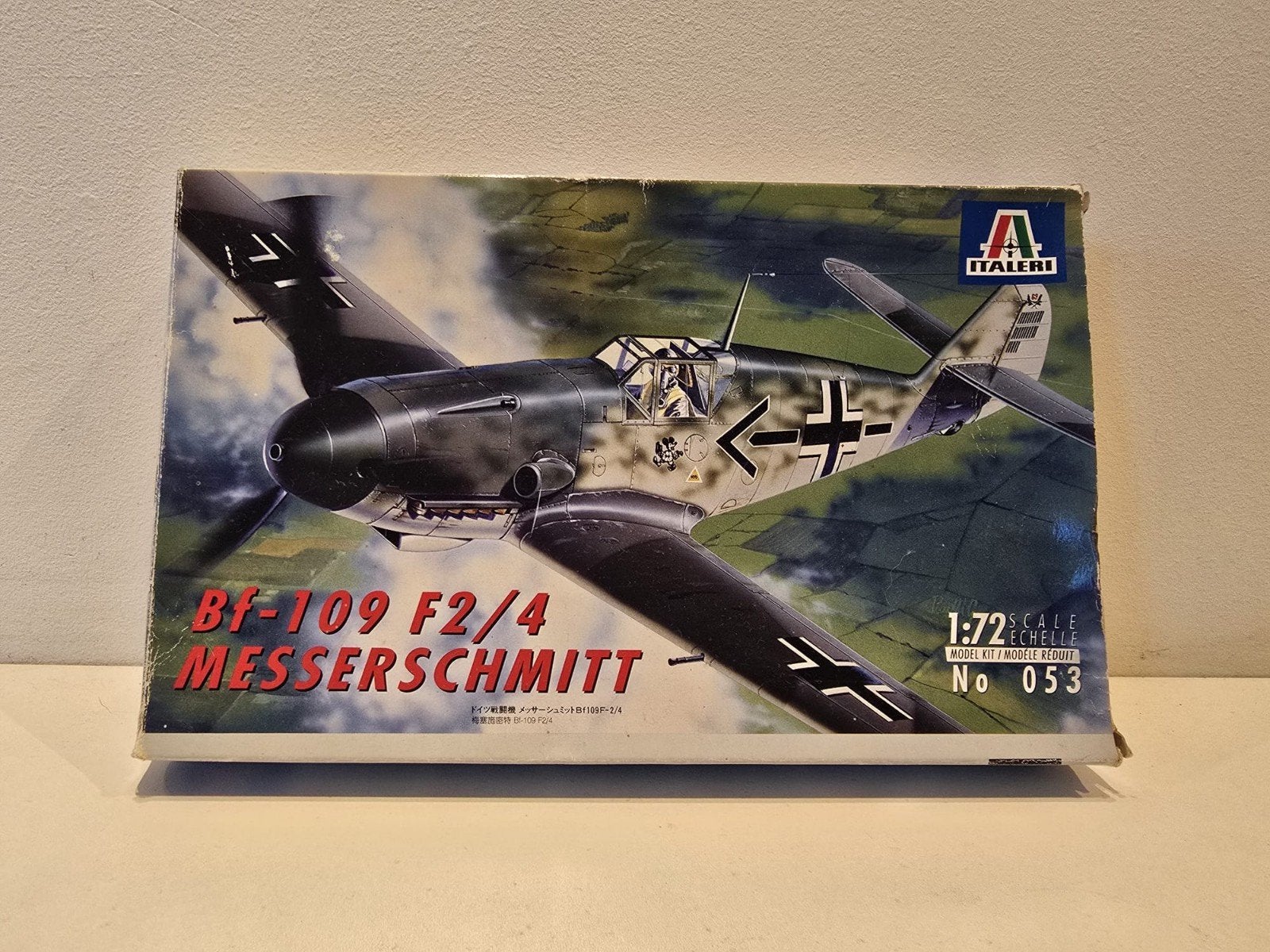 Bf-109 Messerschmitt F2/4 Modelbouw Vliegtuig 1:72 Italeri, Hobby en Vrije tijd, Modelbouw | Vliegtuigen en Helikopters, 1:72 tot 1:144