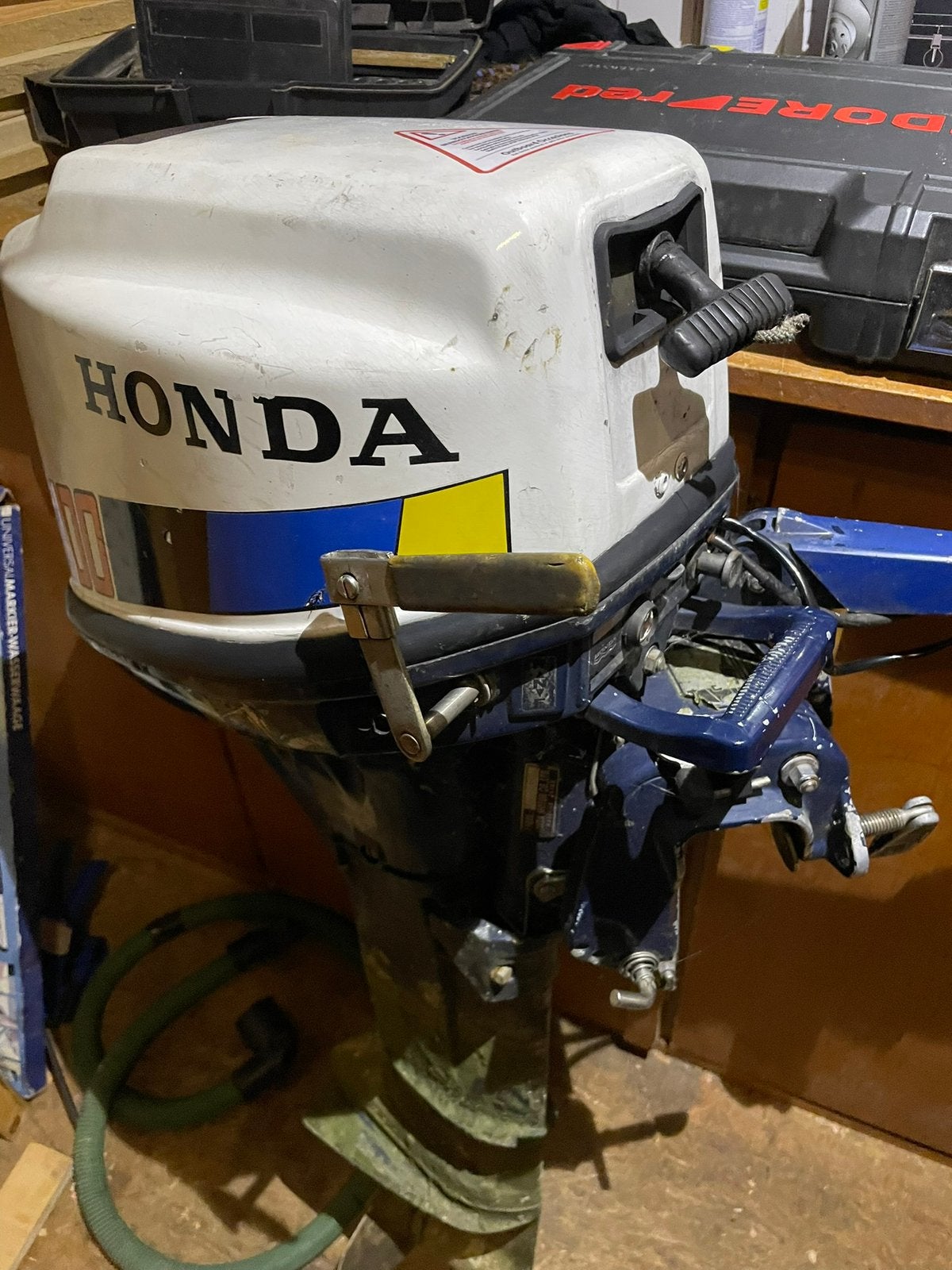Honda 10pk 4 takt buitenboordmotor, Ophalen, 5 tot 10 pk, Viertaktmotor, Zo goed als nieuw