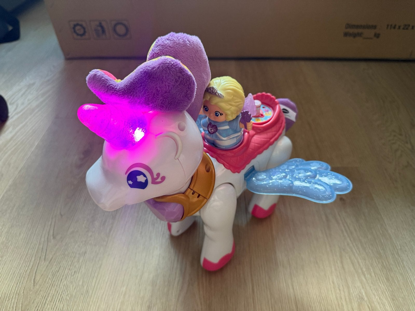 VTech Little Love Magische Eenhoorn met popje Femke, Ophalen, Zo goed als nieuw, Meisje