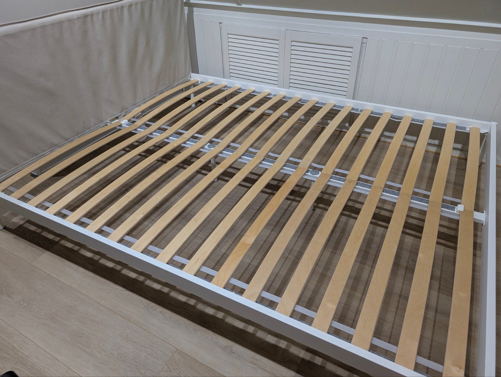 Ikea Kleppstad bed 160x200, Ophalen, Tweepersoons, Zo goed als nieuw, 160 cm