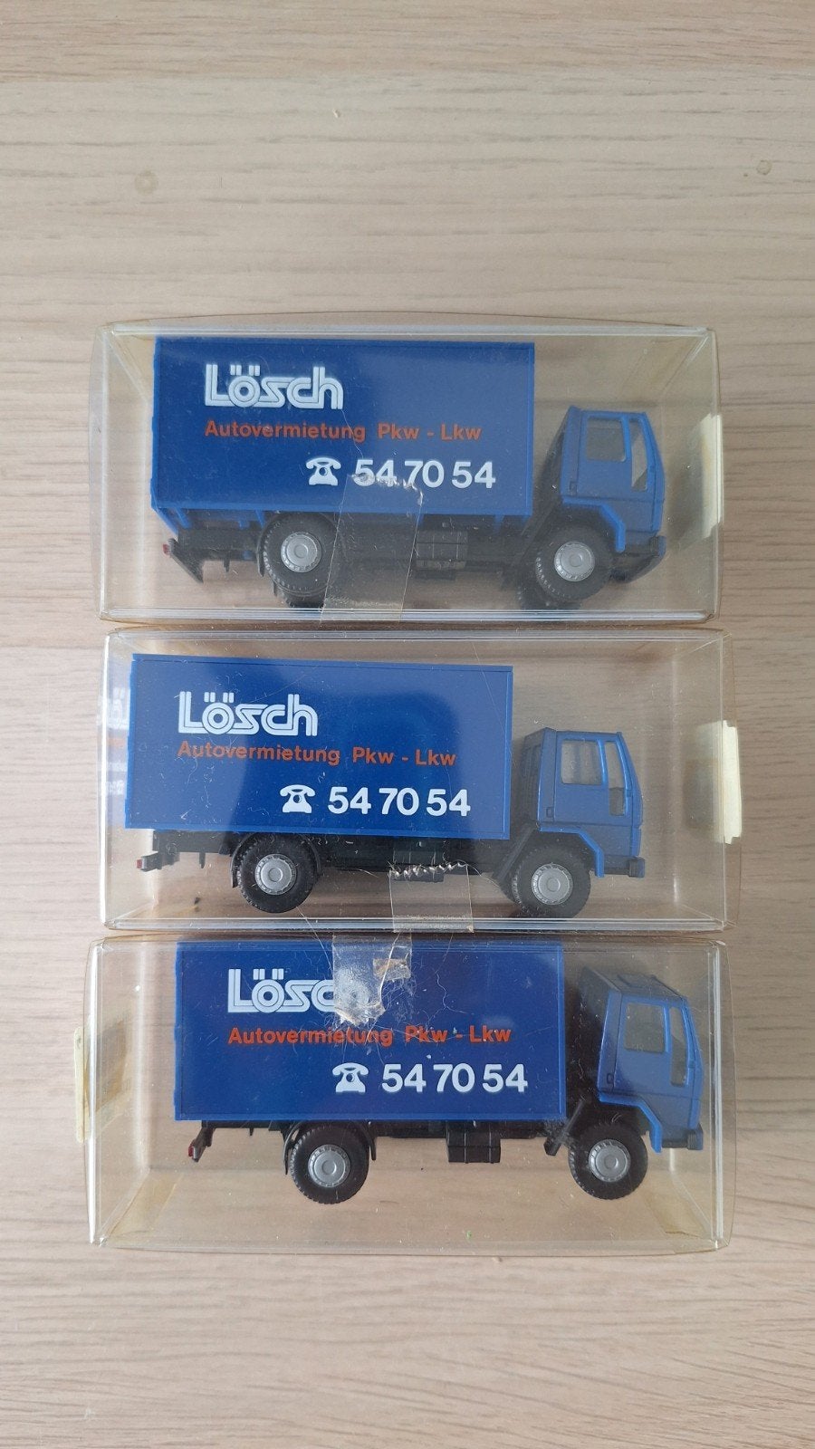 3x Ford Cargo Rietze - Lösch Autovermietung Pkw - Lkw, Ophalen of Verzenden, Nieuw, Bus of Vrachtwagen, Rietze