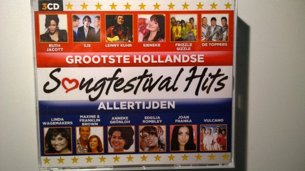 Grootste Hollandse Songfestival Hits Allertijden (3 CD), Ophalen of Verzenden, Zo goed als nieuw, Pop, Album