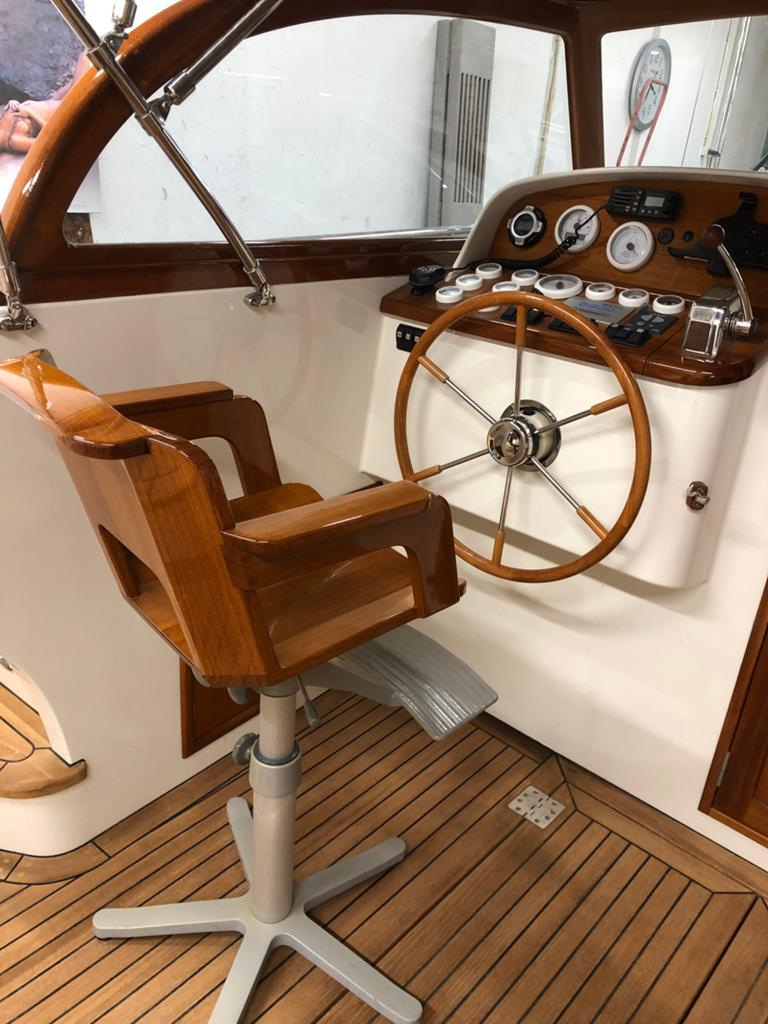 Teak stuurstoel, Watersport en Boten, Ophalen, Nieuw
