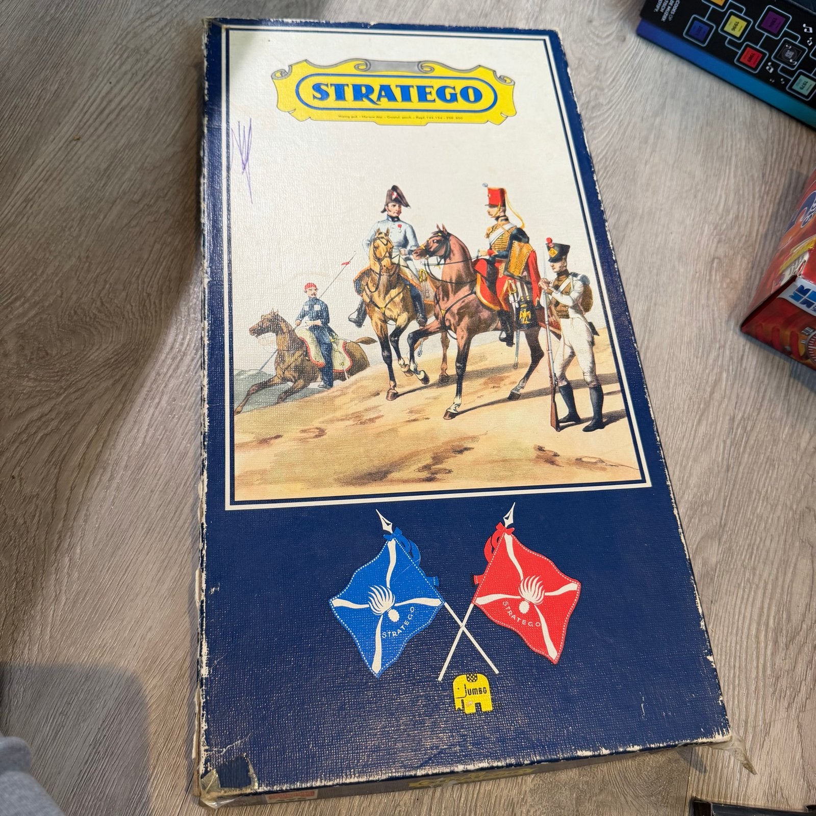 Vintage Stratego Jumbo – Oude klassieke editie – Compleet, Ophalen, Gebruikt