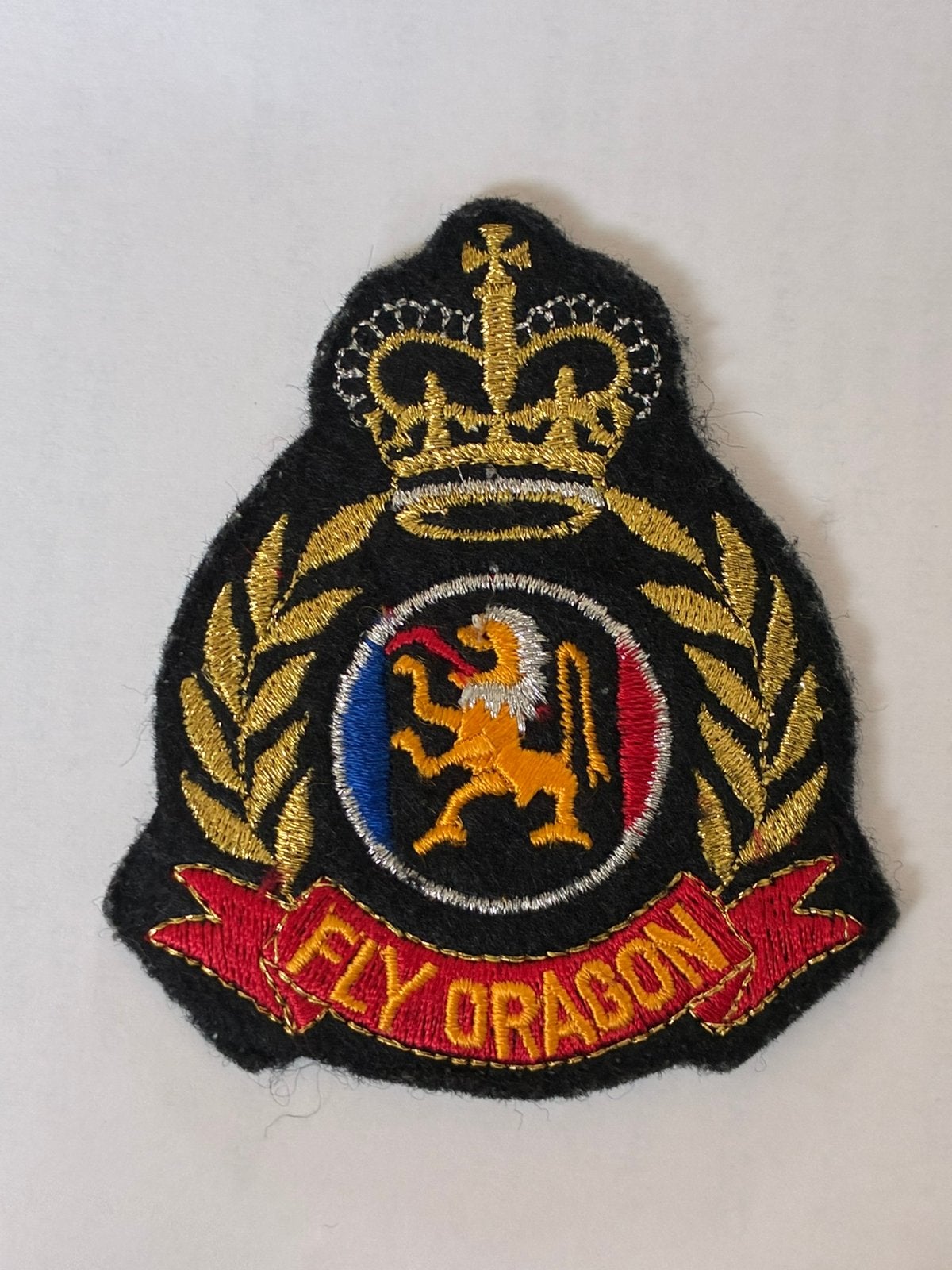 Oude patch Fly Dragon, Verzamelen, Ophalen of Verzenden, Luchtmacht, Nederland, Embleem of Badge