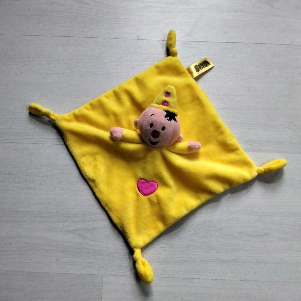 Bumba Studio 100 Knuffeldoekje Geel, Kinderen en Baby's, Speelgoed | Knuffels en Pluche, Gebruikt, Overige merken, Ophalen of Verzenden