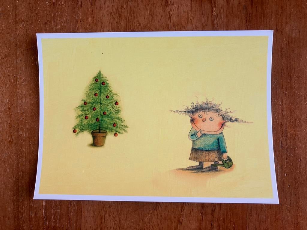 Natalia Tilszner. Meisje met gieter bij kerstboom., Ophalen of Verzenden, Nieuw
